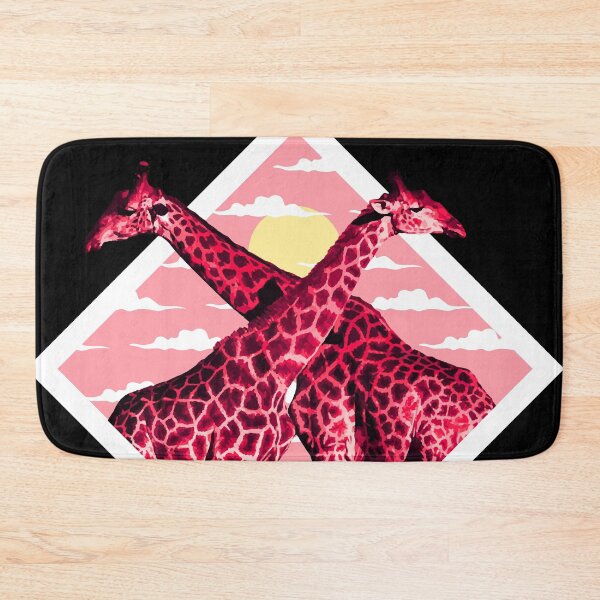 Item preview, Pink Giraffe Love designed and sold by N1cecream.