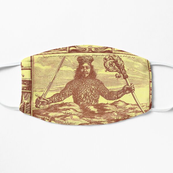 Hobbes Leviathan Yellow Deep Flat Mask