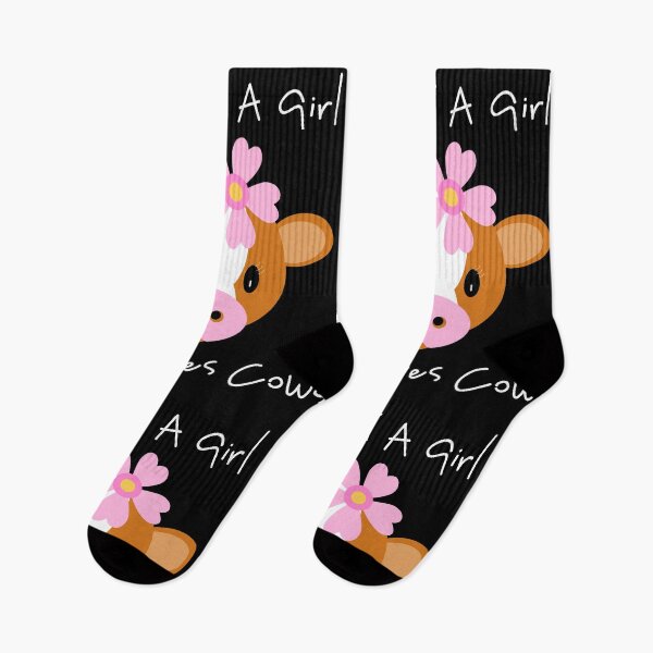 Item preview, Calf Cow Pink Flower Cute Girl Gift designed and sold by Sandra78.