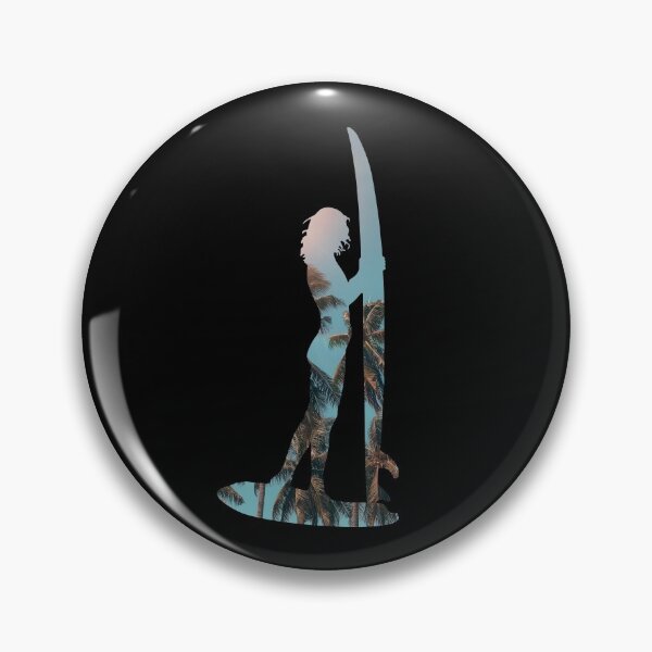 Item preview, Surfer Girl with Surfboards in the sunlight on the Beach - Surf Life & Island Life designed and sold by LookFrog.