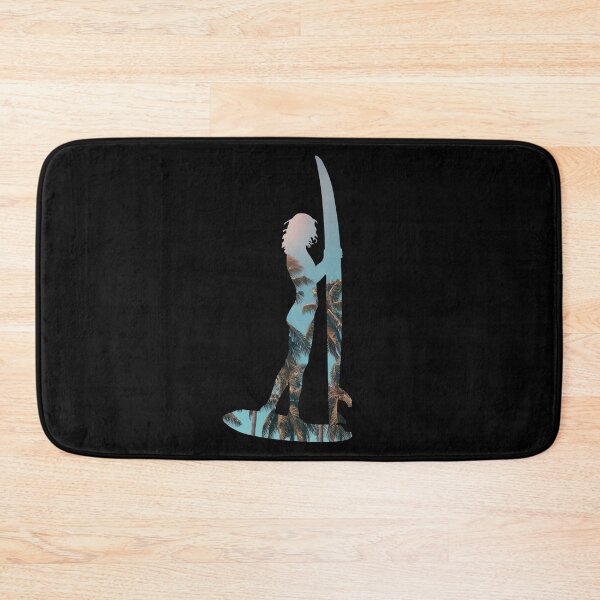 Item preview, Surfer Girl with Surfboards in the sunlight on the Beach - Surf Life & Island Life designed and sold by LookFrog.