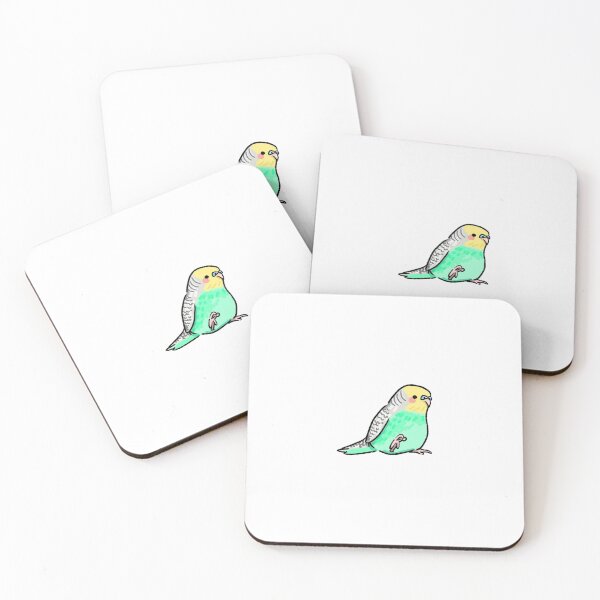 Item preview, curious budgie designed and sold by GLwithUs.