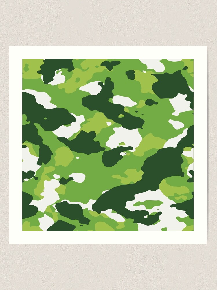 Tropical camo Art Print for Sale by Brian Kroijer