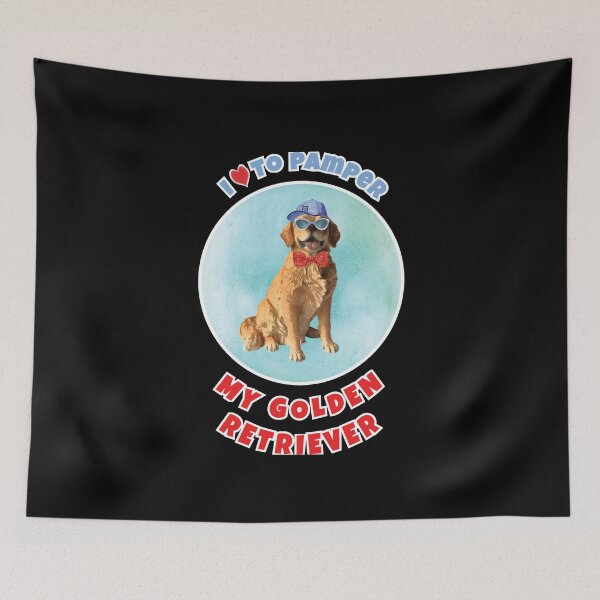 Item preview, I Love to Pamper My Golden Retriever designed and sold by K. Scott  Teeters.