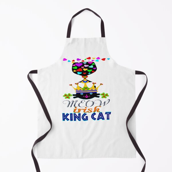 Item preview, ☘❤️Irish Shamrock Crowned King Cat-Cool St. Patrick's Day Gift? designed and sold by Fantabulous.