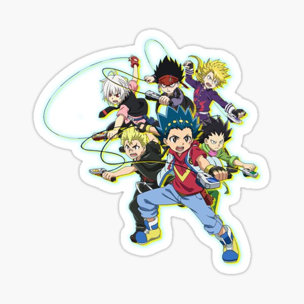Camiseta y pegatinas Beyblade Burst Characters Pegatina