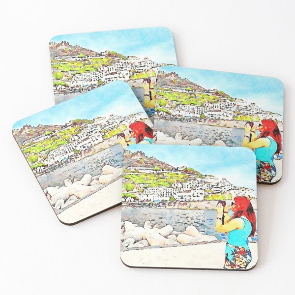 Item preview, Amalfi: tourist girls with camera designed and sold by Giuseppe Cocco.