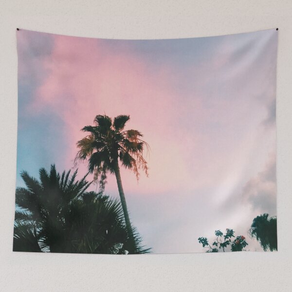 Item preview, Pink clouds & Palm trees designed and sold by ontrocano036.