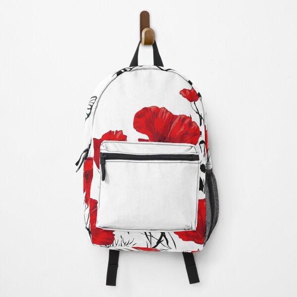 Item preview, Poppies and Butterfly, Floral Prints, Rede, Black and White Art designed and sold by meggydesigns.