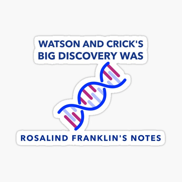 Rosalind Franklin's Notes Sticker