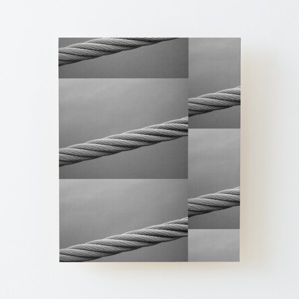 Floating Bridge 2 Wood Mounted Print