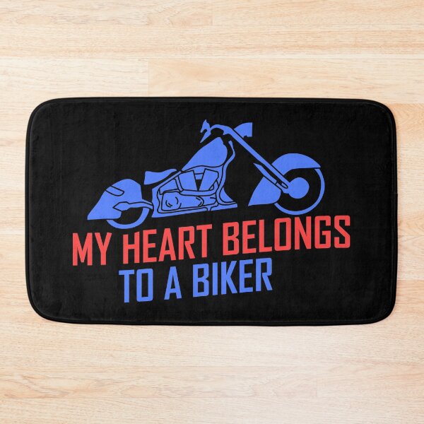 Item preview, Motorcycle -  My Heart Belongs to a biker Quote designed and sold by Sandra78.