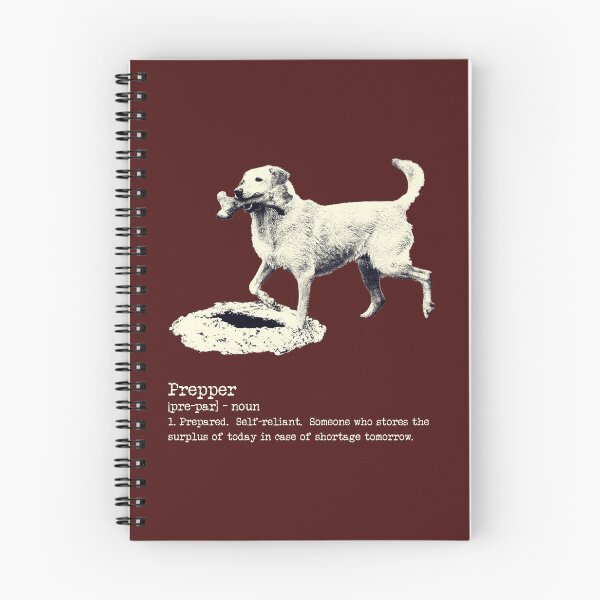 Item preview, Prepper Vintage labrador dog burying a bone - Distressed look designed and sold by bdws.