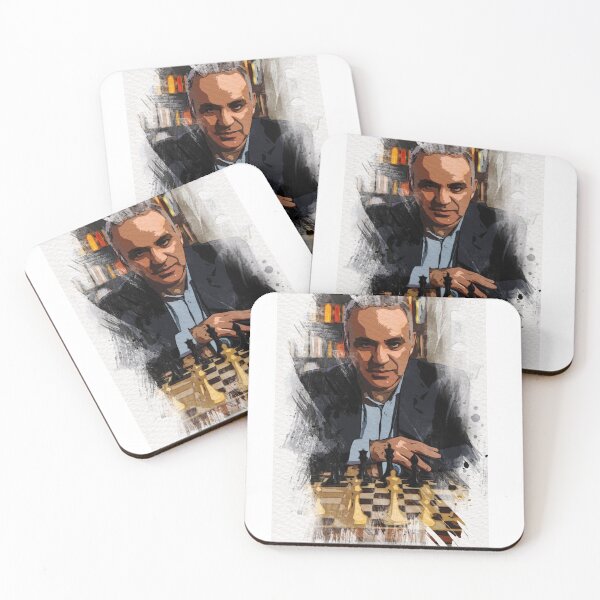 Item preview, Garry Kasparov ✪ The Legend ✪  Abstract Watercolor Portrait of a chess master designed and sold by Naumovski.