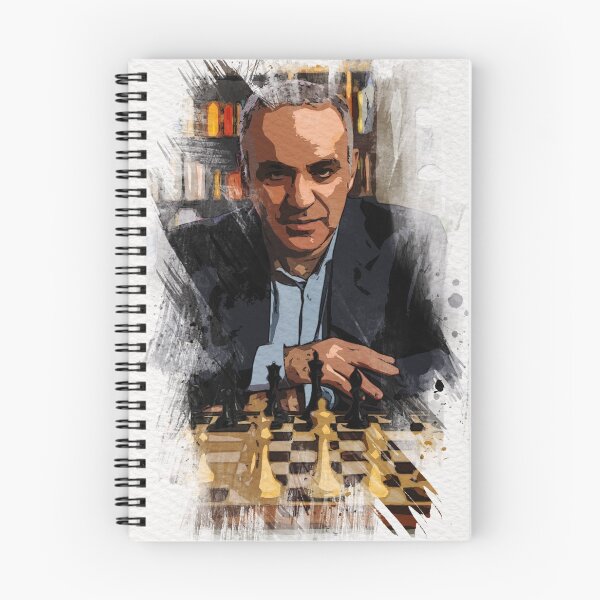 Item preview, Garry Kasparov ✪ The Legend ✪  Abstract Watercolor Portrait of a chess master designed and sold by Naumovski.