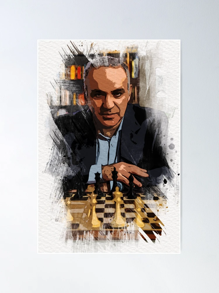 Chess Deep Blue v Kasparov, 1997 Framed Art Print for Sale by  fourthreethree