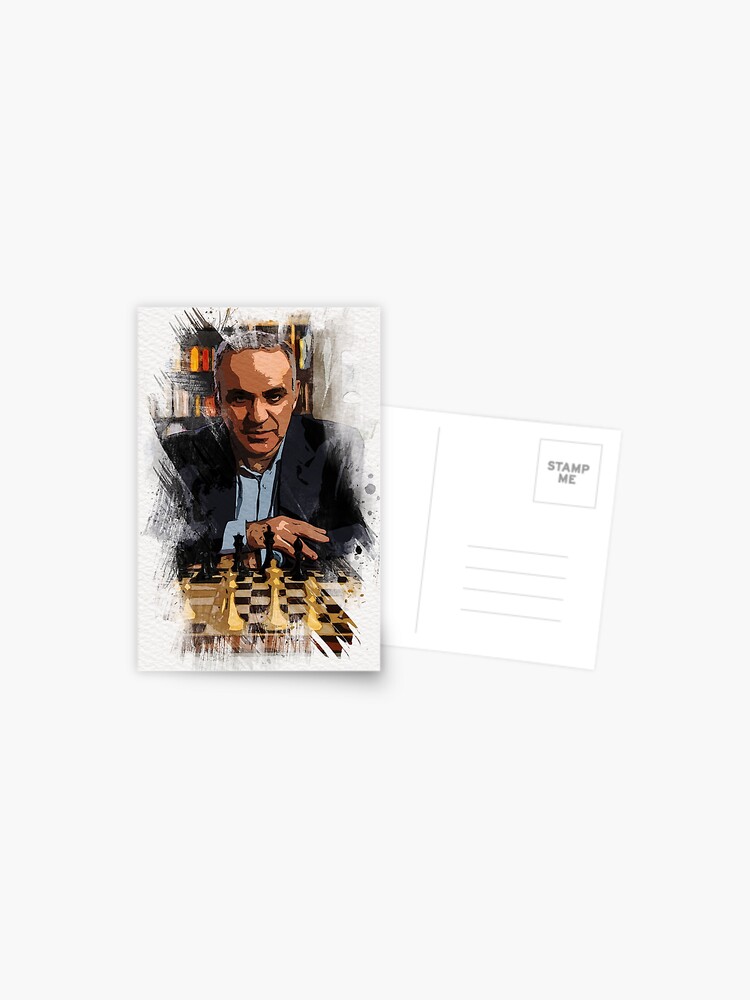 Garry Kasparov ✪ The Legend ✪ Abstract Watercolor Portrait of a chess  master Poster for Sale by Naumovski