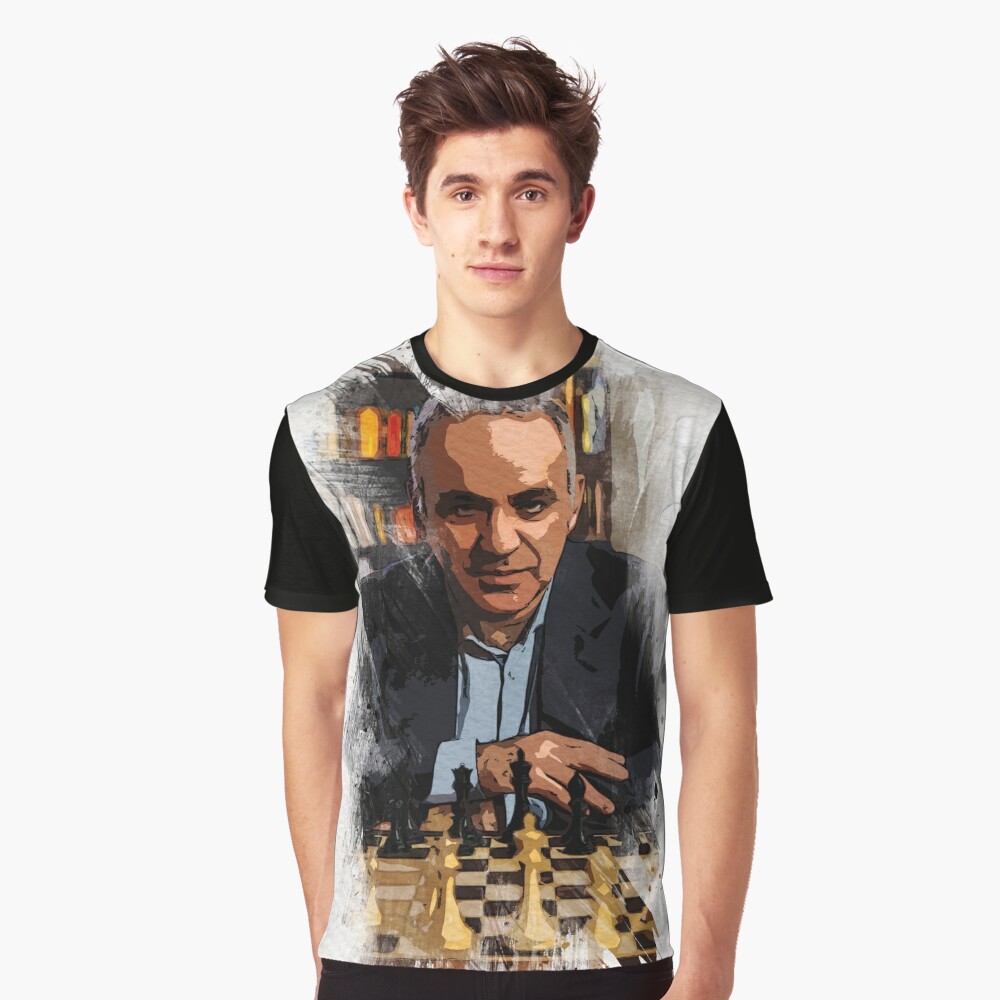 Garry Kasparov The Legend Abstract Watercolor Portrait of a chess master  iPad Case & Skin for Sale by Naumovski