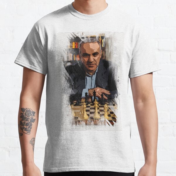 Garry Kasparov ✪ The Legend ✪ Abstract Watercolor Portrait of a chess master Classic T-Shirt