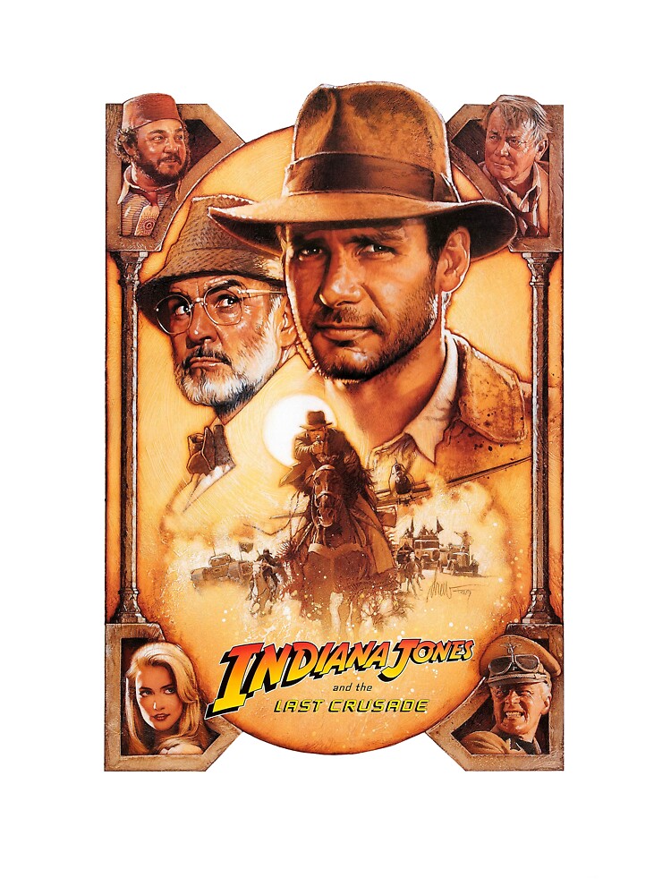 Indiana Jones And The Last Crusade Movie Poster Greeting Card By The2ndbest Redbubble