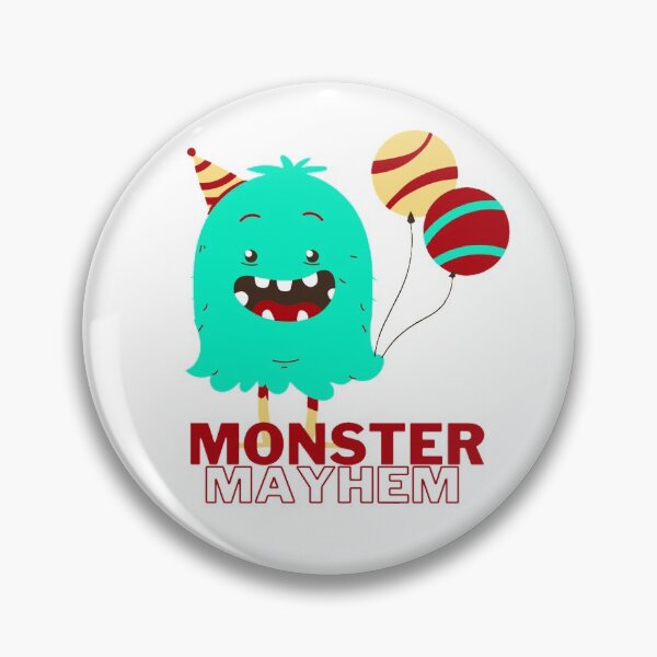 Item preview, Blue and red animated monster - Monster mayhem designed and sold by priyankajustine.