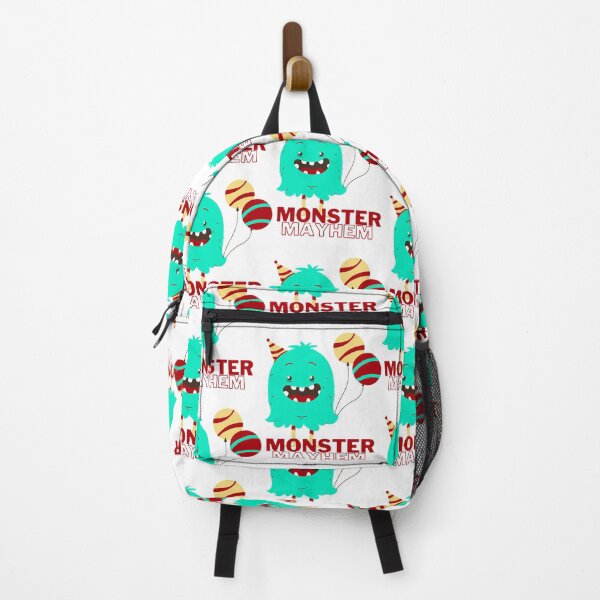 Item preview, Blue and red animated monster - Monster mayhem designed and sold by priyankajustine.