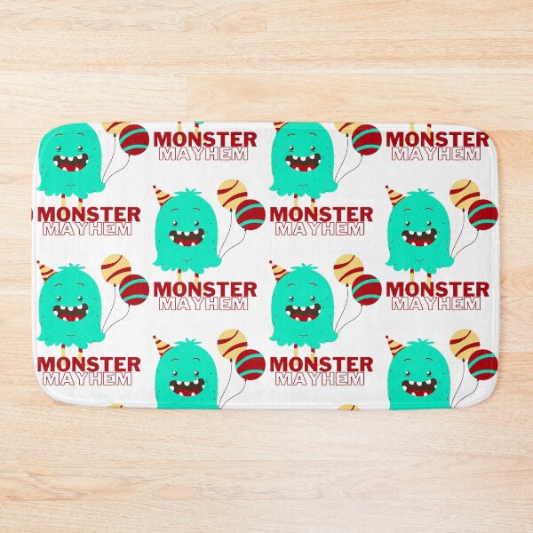 Item preview, Blue and red animated monster - Monster mayhem designed and sold by priyankajustine.