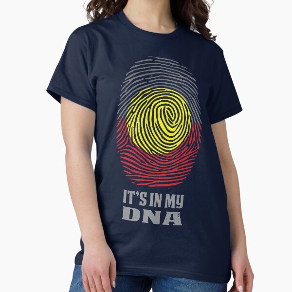 Aperçu de l'œuvre C'est dans mon empreinte digitale ADN autochtone créée et vendue par GuessDesigns.