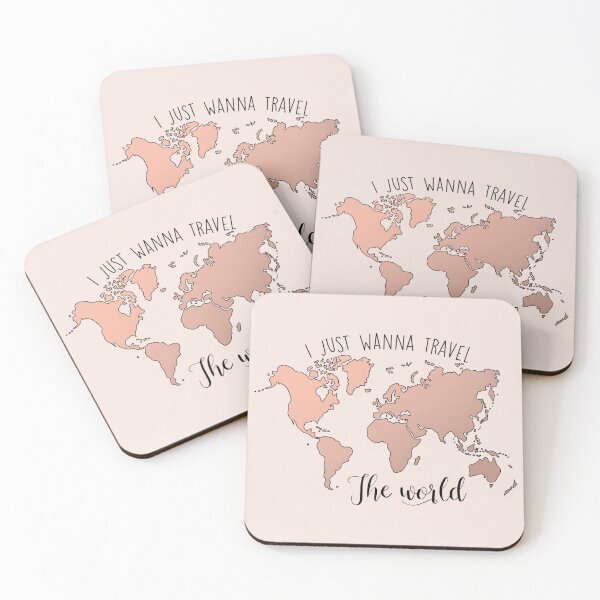 Item preview, Travel The World - Pink designed and sold by artbykls.