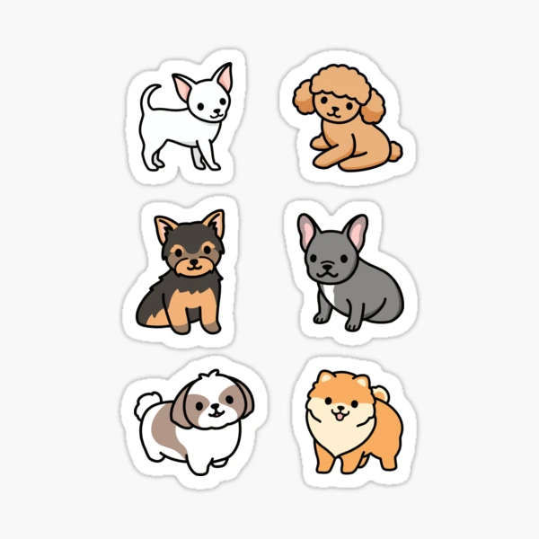 Cute Animal Sticker Pack 4 Sticker for Sale by littlemandyart  Cute easy  drawings, Cute doodles drawings, Cute little drawings