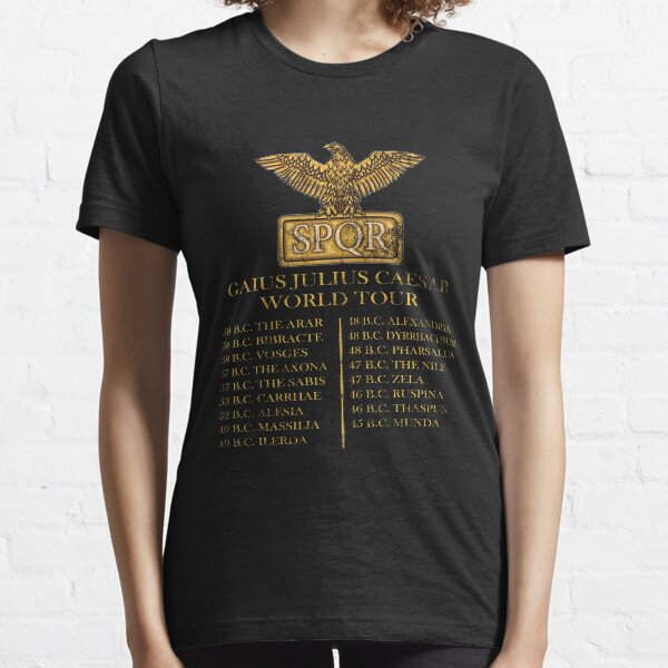 Gaius Julius Caesar World Tour T-shirt SPQR Funny Essential T-Shirt