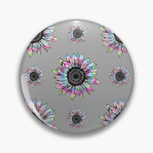 Item preview, Tie Dye Colorful Sunflowers Pattern - Gray  designed and sold by MysticMagpie.