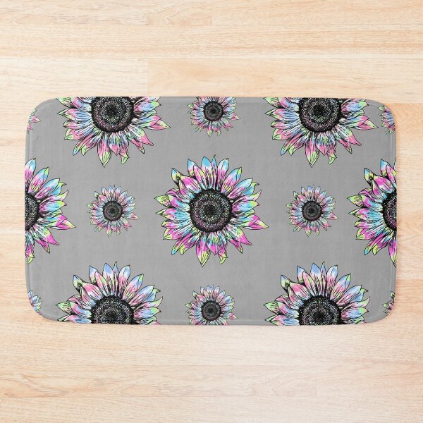 Item preview, Tie Dye Colorful Sunflowers Pattern - Gray  designed and sold by MysticMagpie.