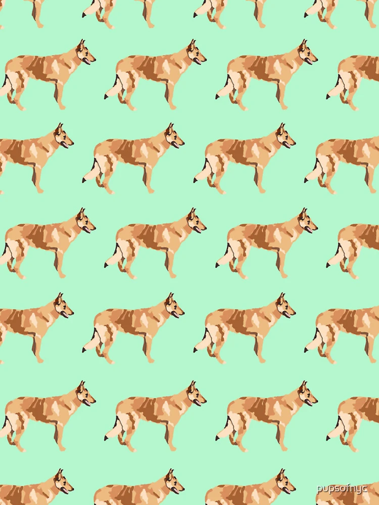 Thumbnail 4 of 4, iPhone Case, Spring Green Collie Color Pattern designed and sold by pupsofnyc.