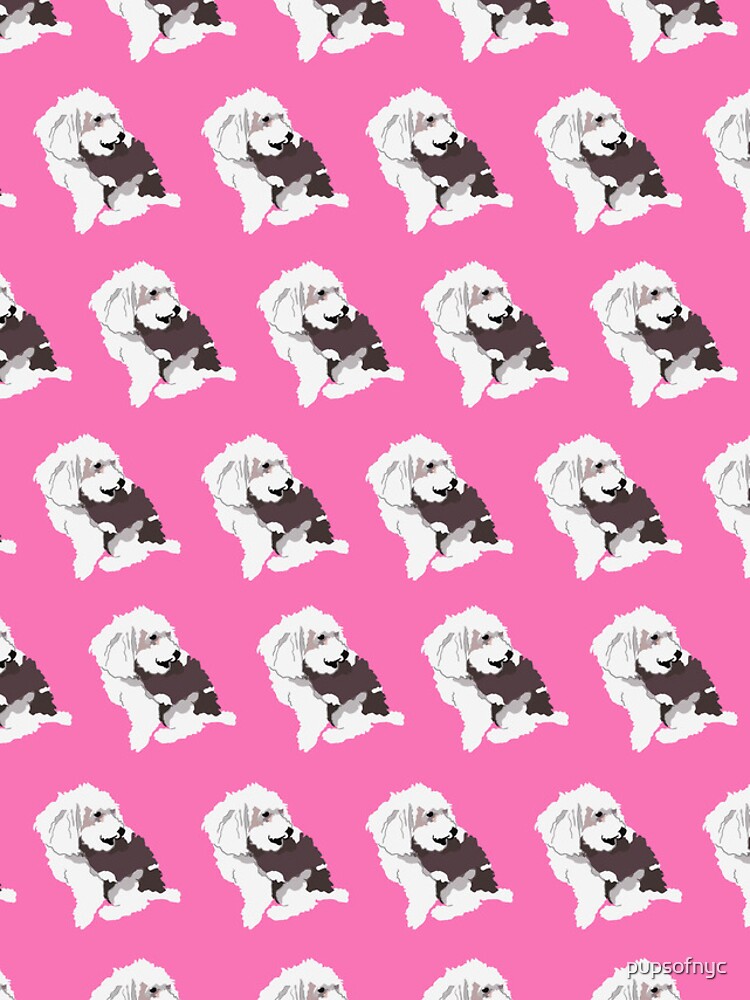 Thumbnail 5 of 5, iPhone Case, Hot Pink Pup Color Pattern designed and sold by pupsofnyc.