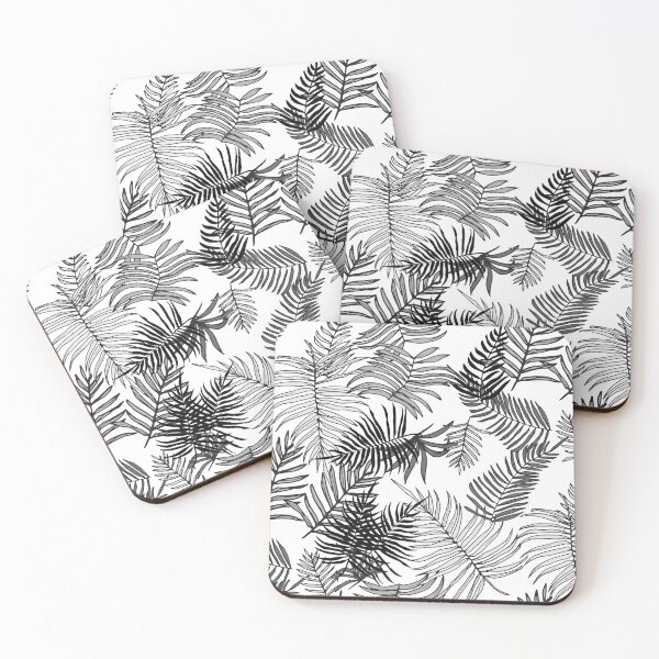 Item preview, Monochrome Botanical Floral Leaves designed and sold by artworkbyrihen.