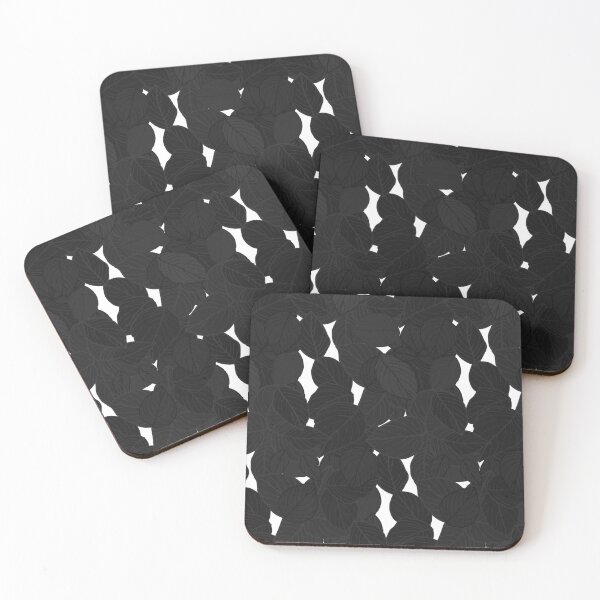 Item preview, Monochrome Botanical Floral Leaves designed and sold by artworkbyrihen.