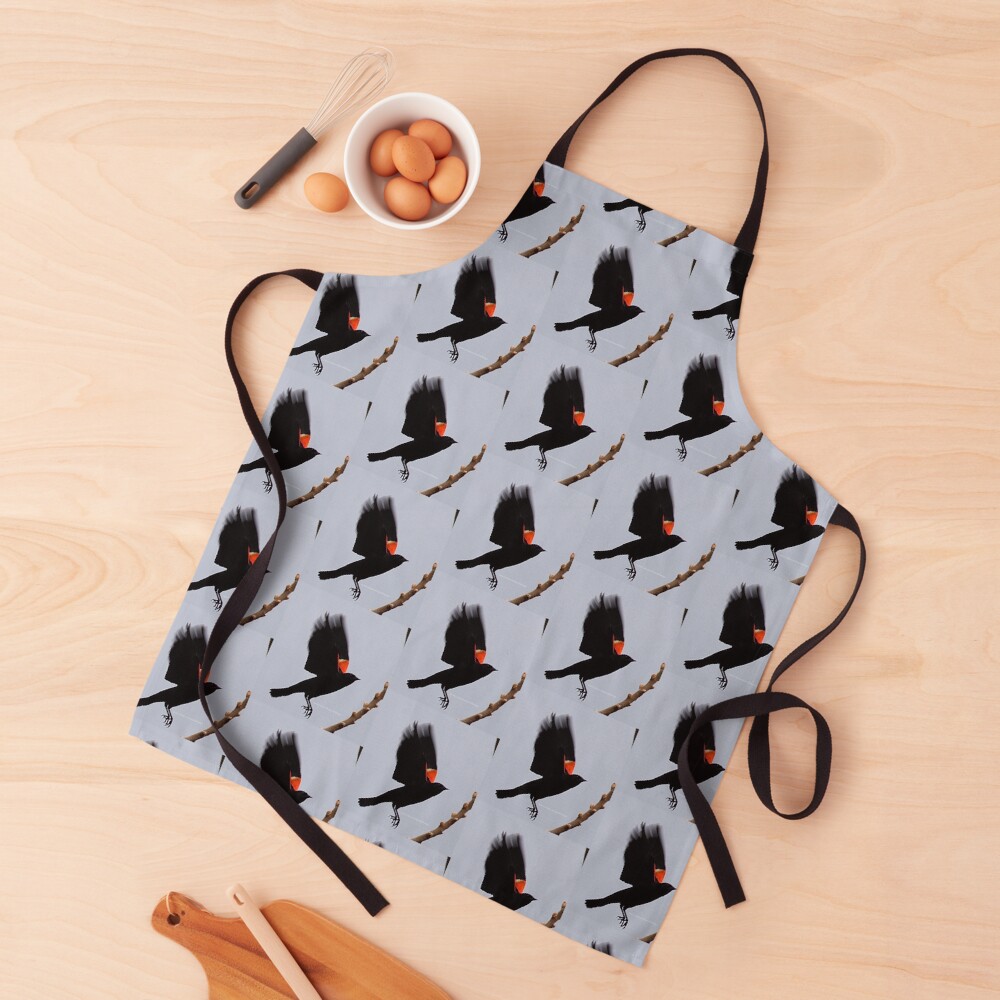 Fly high, dear Red winged blackbird By Yannis Lobaina Apron