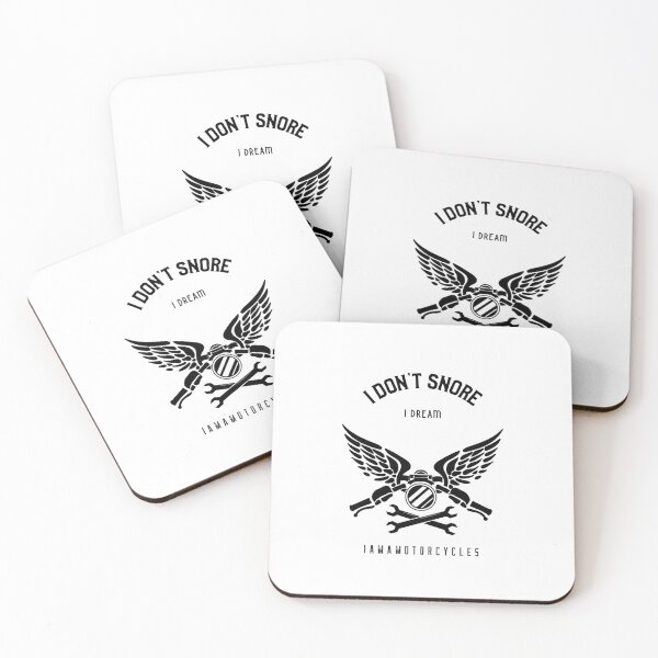 Item preview, I DON'T SNORE | I DREAM | I AM A MOTORCYCLES  designed and sold by Ashalcheema.