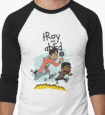 Troy + Abed Men's Baseball ¾ T-Shirt