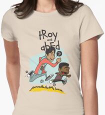 Troy + Abed Women's Fitted T-Shirt