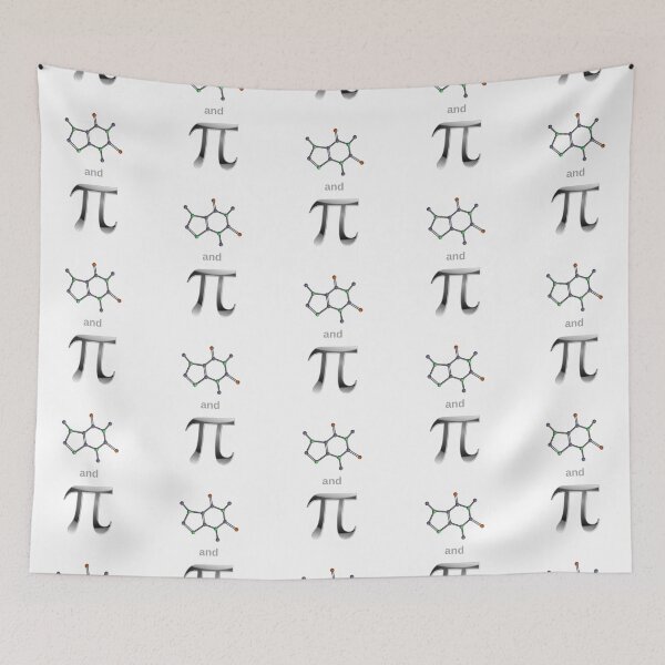 Item preview, Funny Science Math Geek - Caffeine and Pi designed and sold by Paulele.