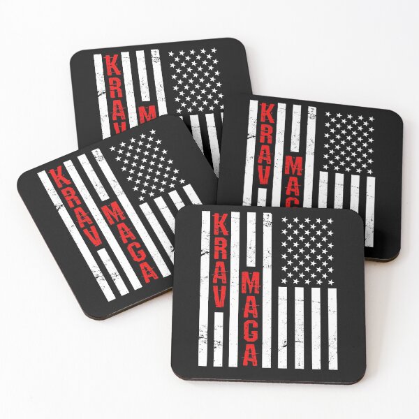 Item preview, USA flag Krav Maga designed and sold by bestshirtdesign.