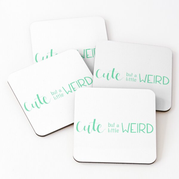 Item preview, Cute But a Little Weird - Green designed and sold by KristinaTrott.