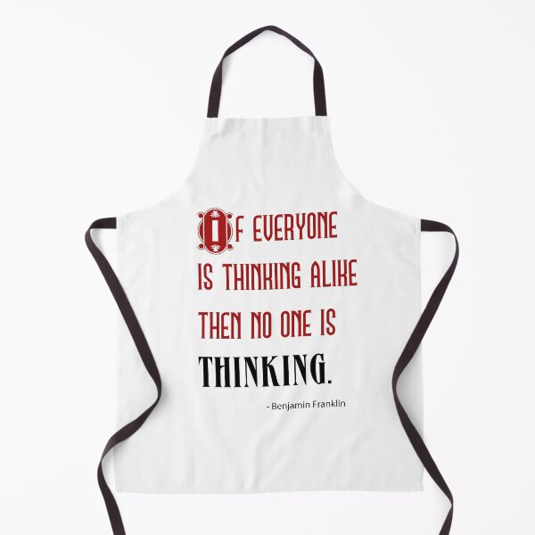 Item preview, If Everyone is Thinking Alike, No One is Thinking - Ben Franklin designed and sold by TheCurators.