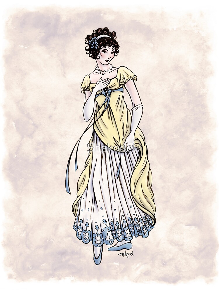 Lady Cecilia Fifield - Regency Fashion Illustration by Shakoriel