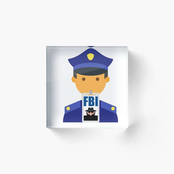 FBI Acrylic Block