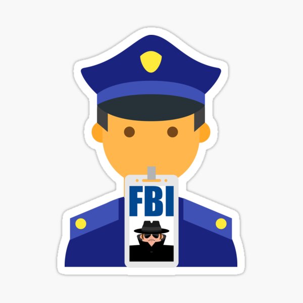 FBI Sticker