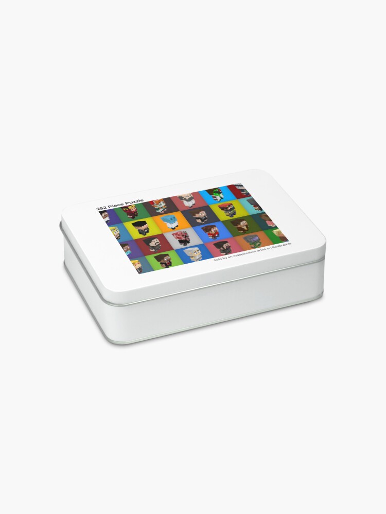 Alternate view of The Button | Hermitcraft pattern Jigsaw Puzzle