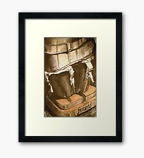 Pink Corset Framed Print